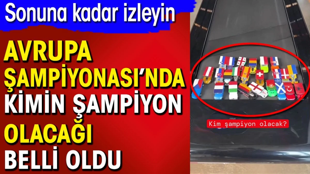 Avrupa Şampiyonası'nda kimin şampiyon olacağı belli oldu. 