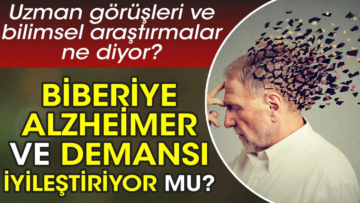 Biberiye Alzheimer ve Demansı iyileştiriyor mu? Uzman görüşleri ve bilimsel araştırmalar ne diyor?
