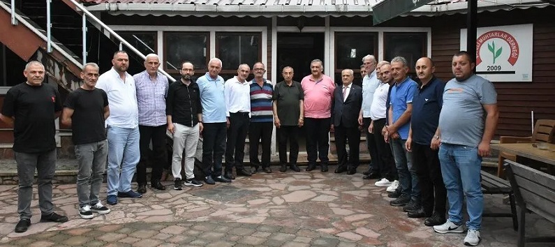Karal, Çayeli’nde Muhtarlarla bir araya geldi