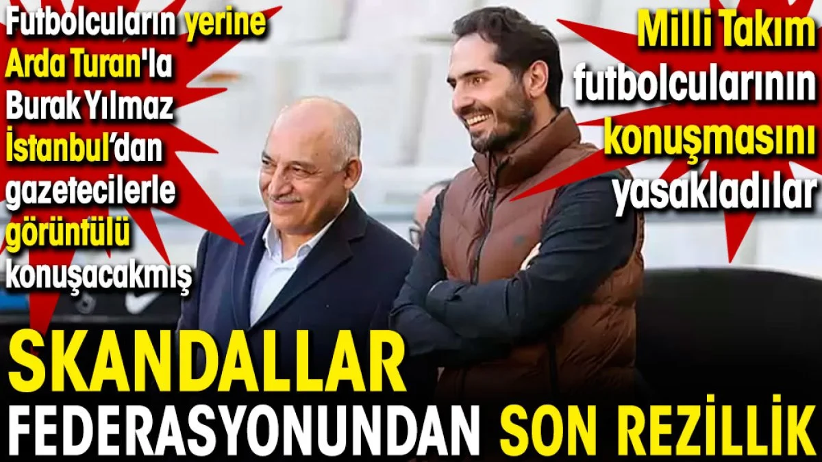 Skandalların federasyonu TFF, Almanya'da bir rezilliğe daha imza attı.