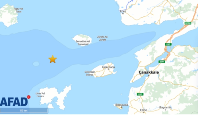 ÇANAKKALE'DE DEPREM OLDU | Çanakkale-Gökçeada'da deprem mi oldu, kaç şiddetinde?