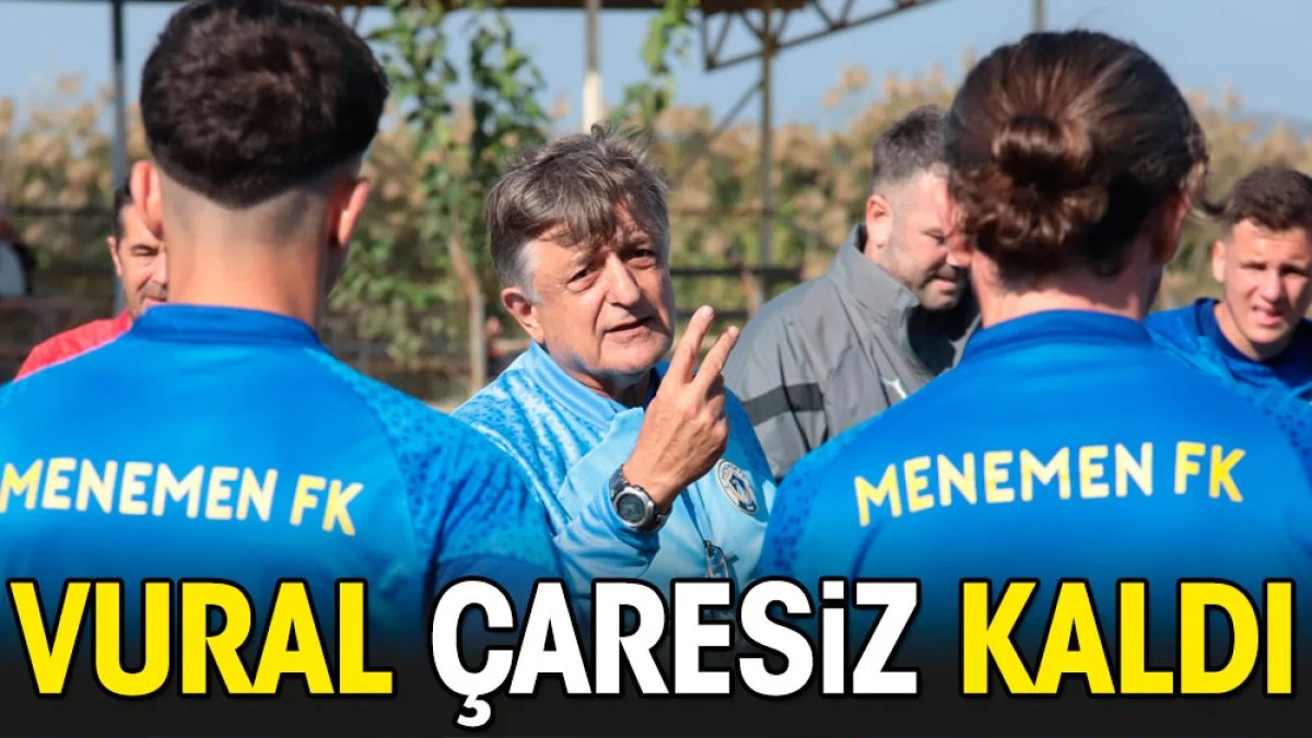 Yılmaz Vural çaresiz kaldı