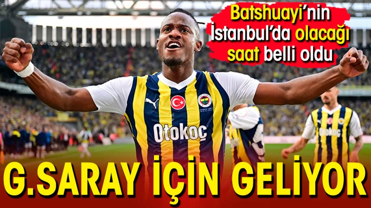 Batshuayi aslan olmak için geliyor