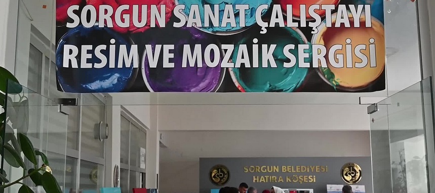 Ressamlar Yozgat’ta 'Sanat Çalıştayı' kapsamında bir araya geldi, çalışmalarını sergiledi