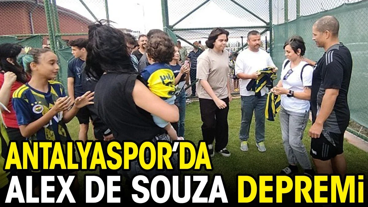Antalyaspor'da Alex depremi