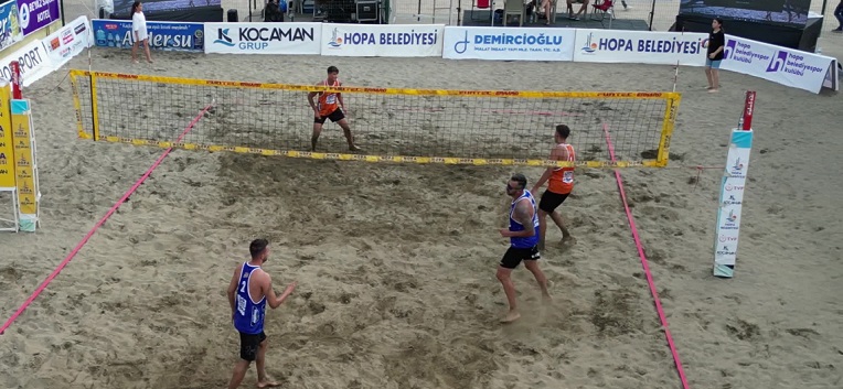 “25. Yıl Hopa Plaj Voleybolu Uluslararası Özel Turnuvası” tamamlandı