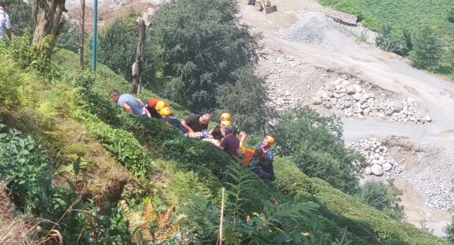 Rize’de teleferikte elektrik akımına kapıldı