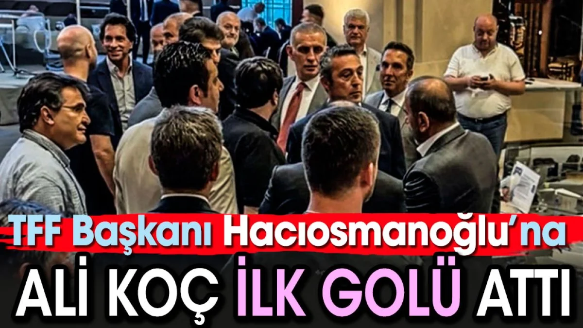Hacıosmanoğlu'na ilk golü Ali Koç attı