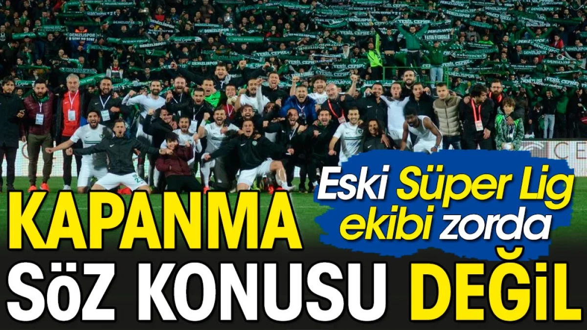 58 yıllık eski Süper Lig kulübü kapanmak istemiyor