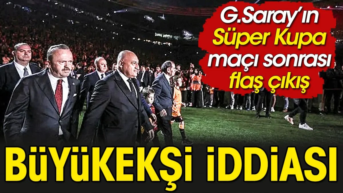 Galatasaray'da Büyükekşi depremi