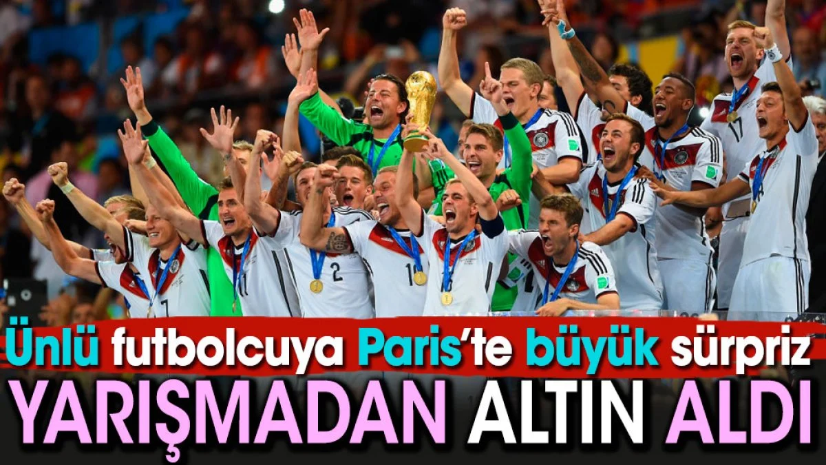 Thomas Müller Oturduğu Yerden Altın Madalya Kazandı
