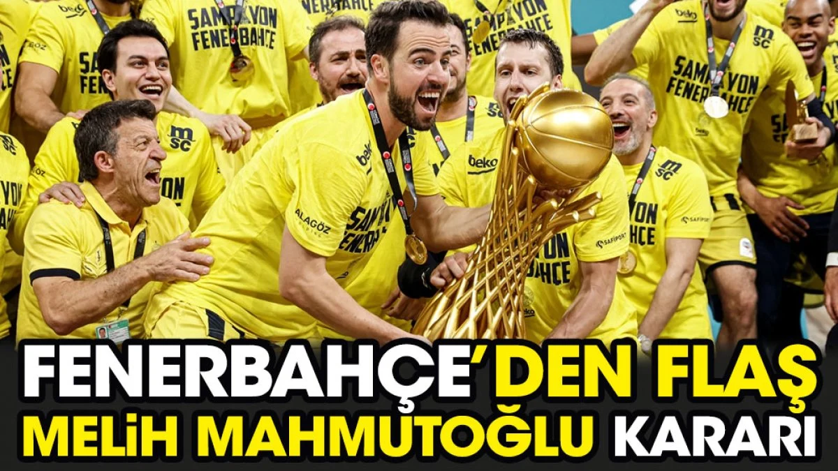Fenerbahçe'den flaş Melih Mahmutoğlu kararı