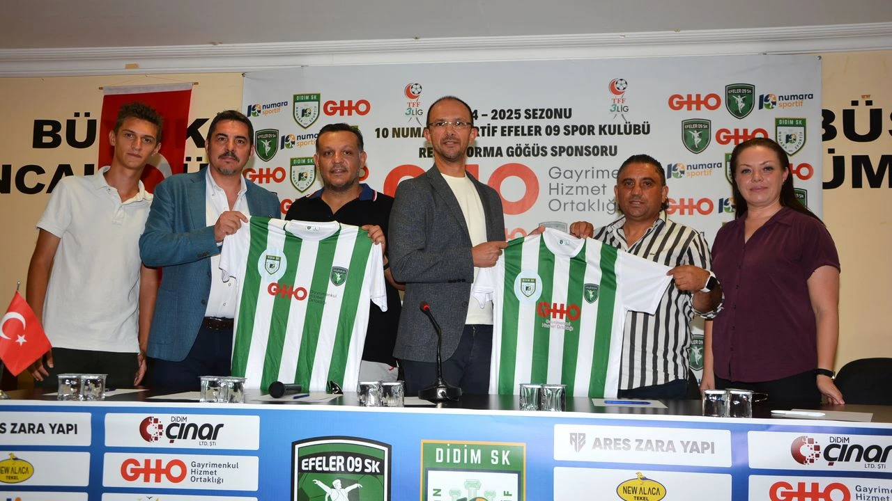 GHO, 10 Numara Sportif Didim SK'nın forma göğüs sponsoru oldu