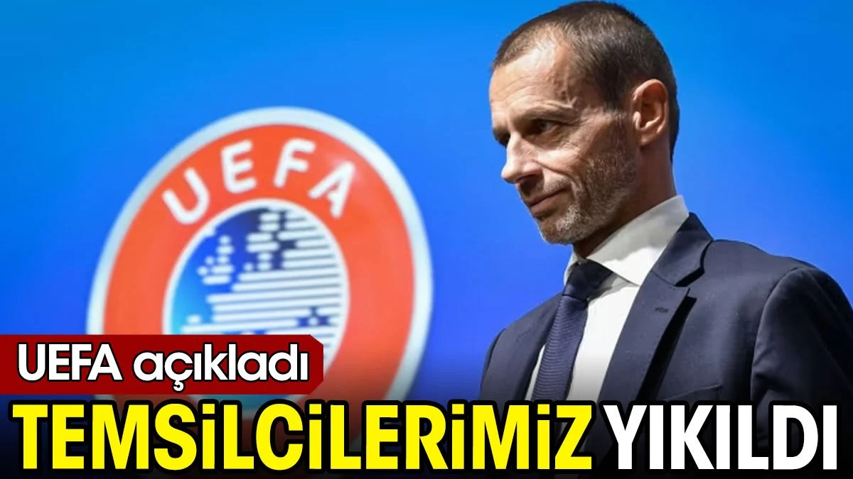 UEFA'dan temsilcilerimizi yıkan açıklama