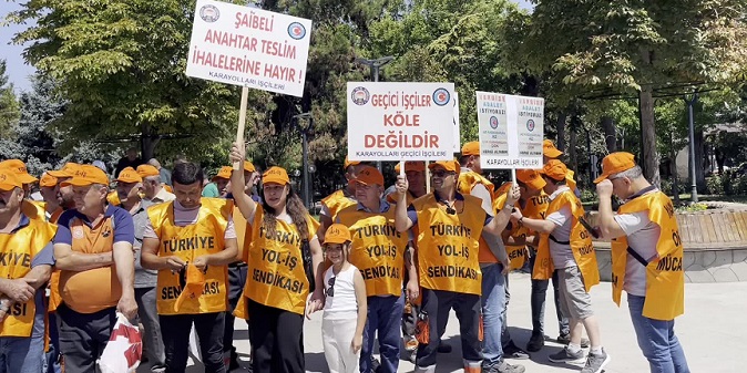 Burdur’da işçilerden 'geçinemiyoruz' eylemi: 