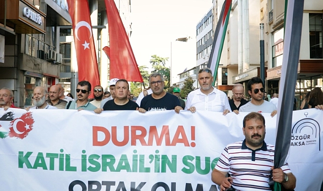 Trabzon'dan Filistin'e Güçlü Destek: 