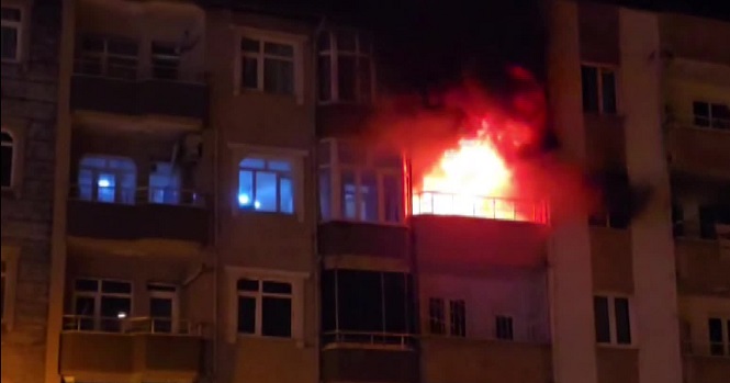 Iğdır'da bir kiracı ev sahibine kızıp evi yaktı