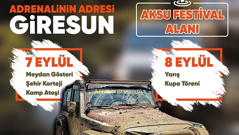 Giresun'da Off Road festivali heyecanı başlıyor