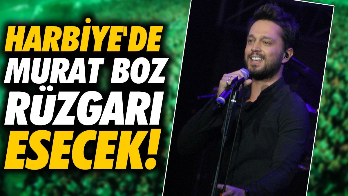 Murat Boz, Harbiye'de Hayranlarıyla Buluşacak