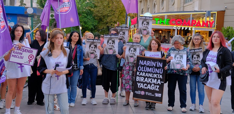  Eskişehir Kadın Meclisleri: “Narin her yeri mobese ile çevrili bir kentte 19 gün bulunamadı”