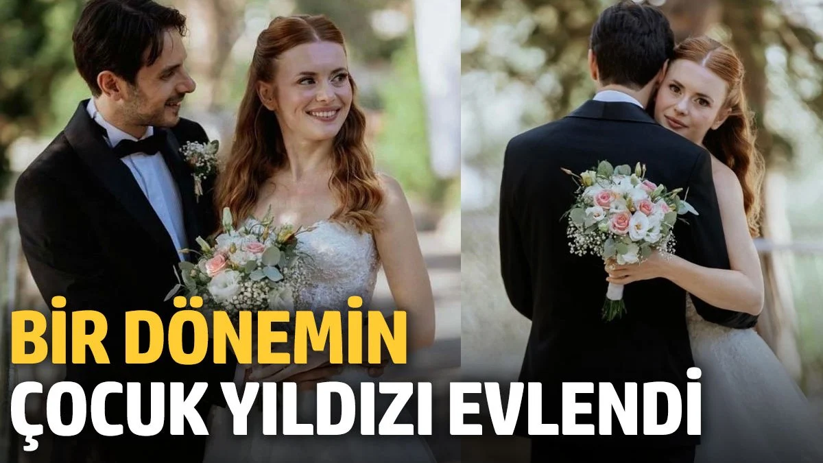 Bir dönemin çocuk yıldızı evlendi