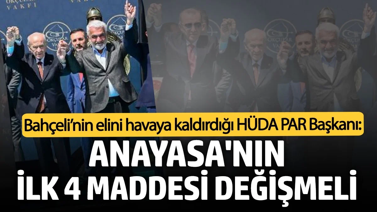 HÜDA-PAR Genel Başkanı Zekeriya Yapıcıoğlu’ndan Skandal Açıklamalar