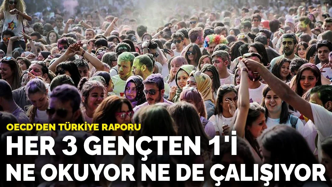 OECD’den Türkiye raporu: Her 3 gençten 1'i ne okuyor ne de çalışıyor