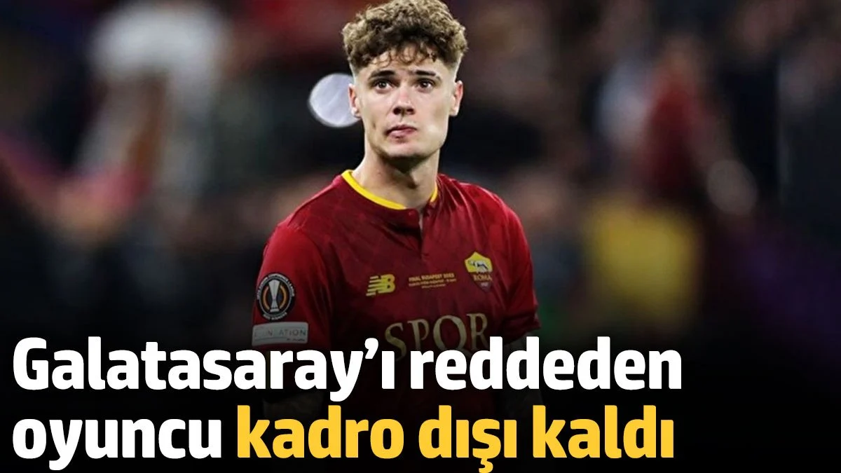Galatasaray’ı reddeden Zalewski kadro dışı kaldı