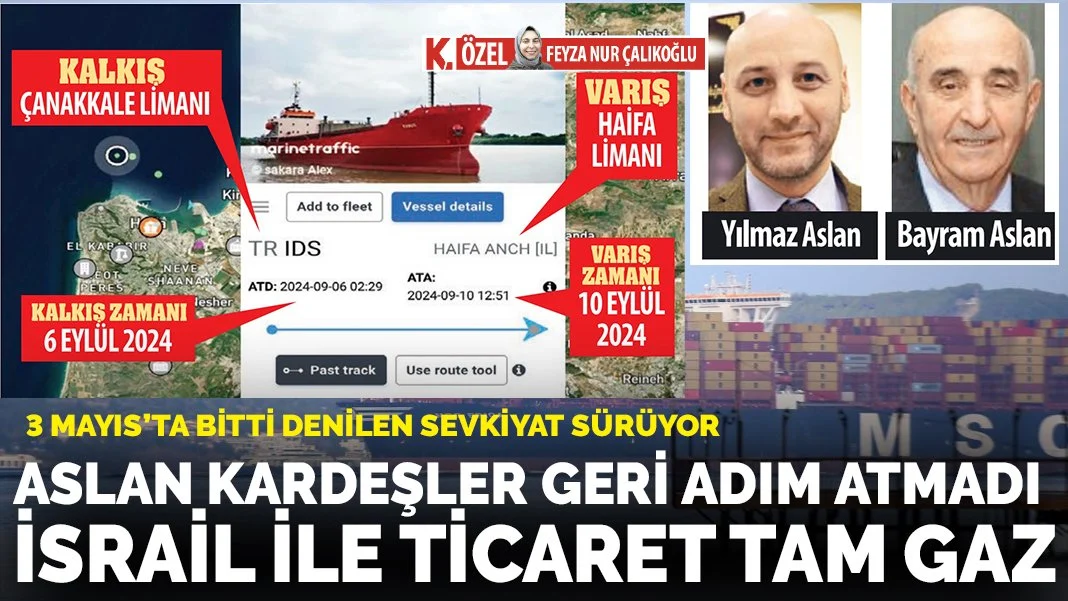 İsrail ile Ticaret Devam Ediyor: İÇDAŞ’ın Çeliği ve Çimentosu Haifa Limanı’na Ulaştı