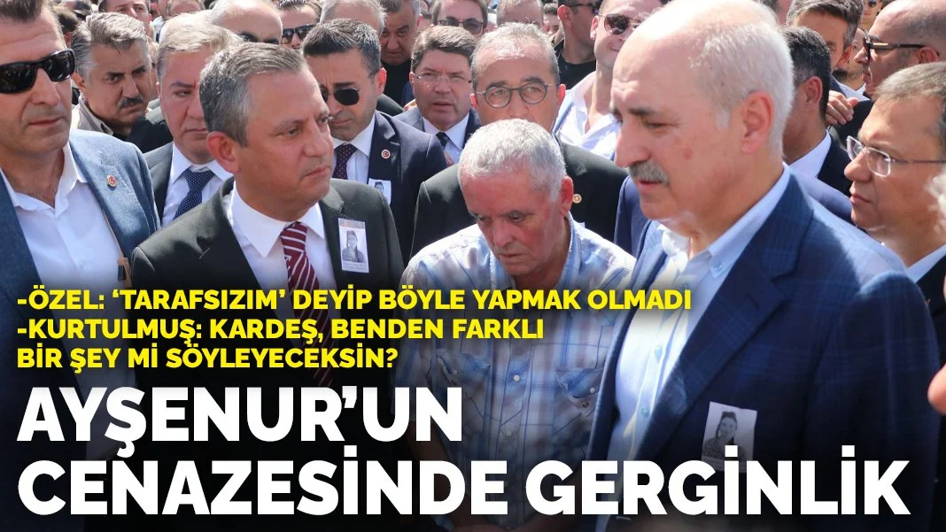 Ayşenur Ezgi Eygi'nin cenazesinde gerginlik