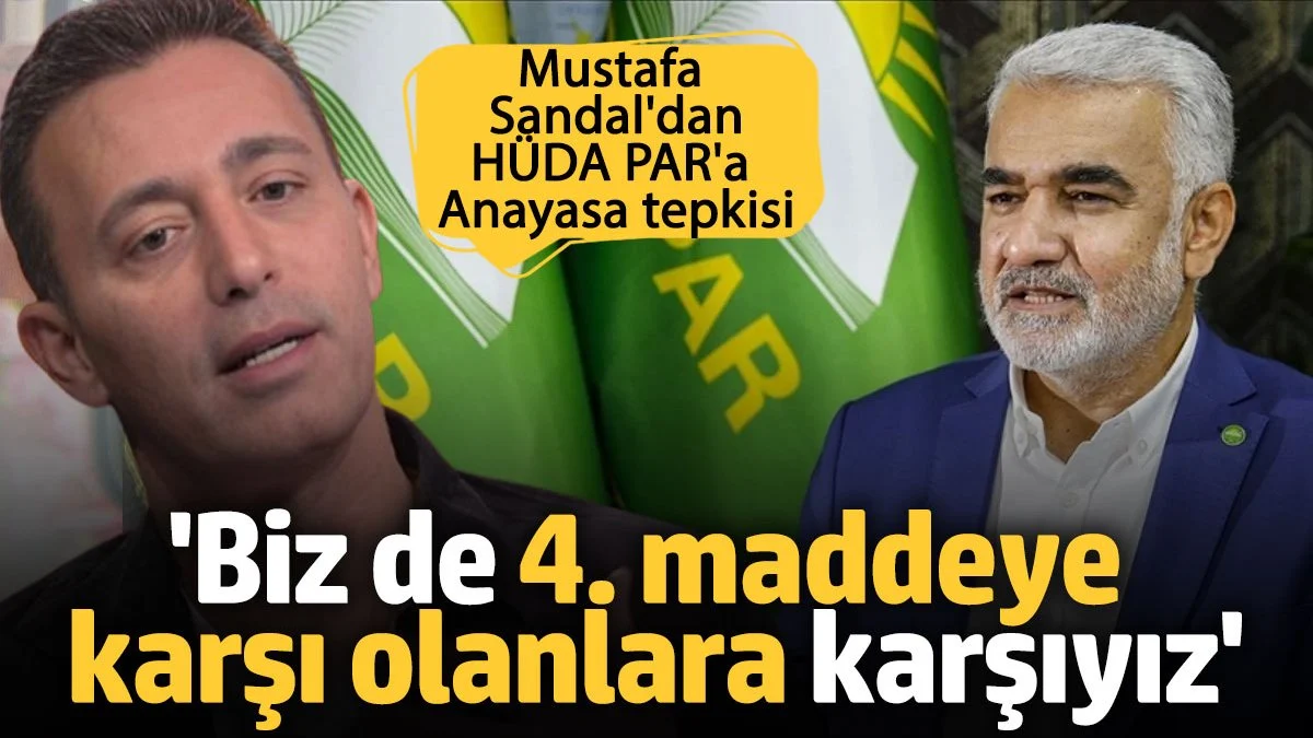 Mustafa Sandal'dan HÜDA PAR'a Sert Tepki: 