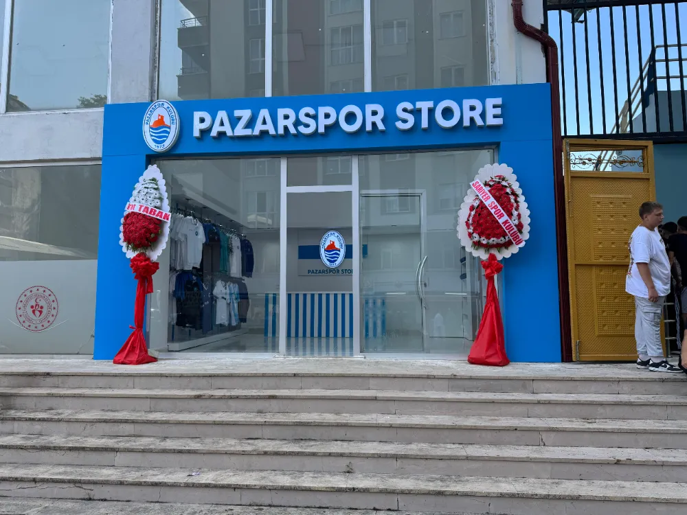Pazarspor Store Mağazası Açıldı: Taraftarlar Takımlarına Destek Olabilecek