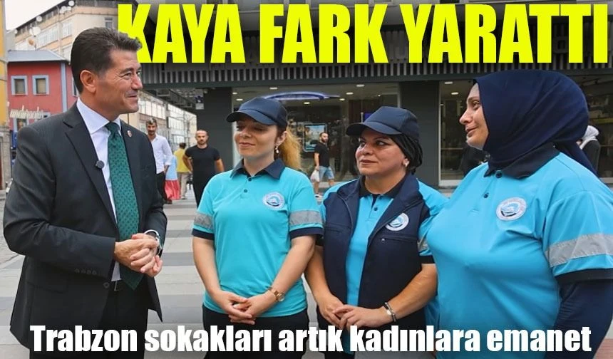 Ortahisar’da Kadın Temizlik Görevlileri Fark Yaratıyor: “Trabzon Sokakları Kadınlara Emanet”