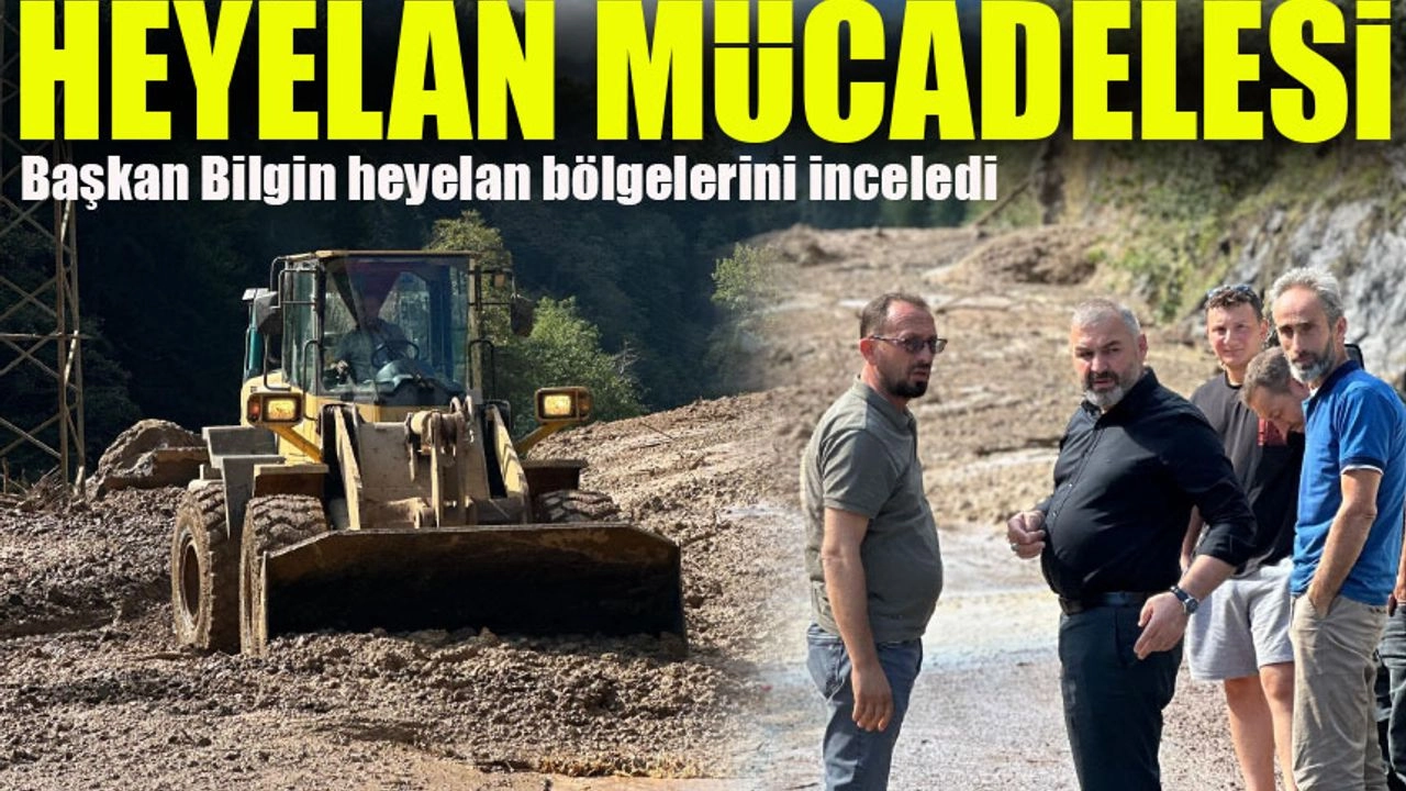 Arsin Belediyesi'nden Heyelana Karşı Büyük Mücadele