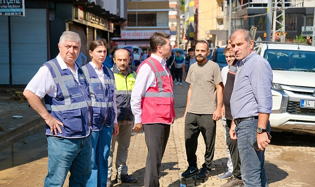 BAŞKAN KAYA ARAKLI'DA İNCELEMELERDE BULUNDU 