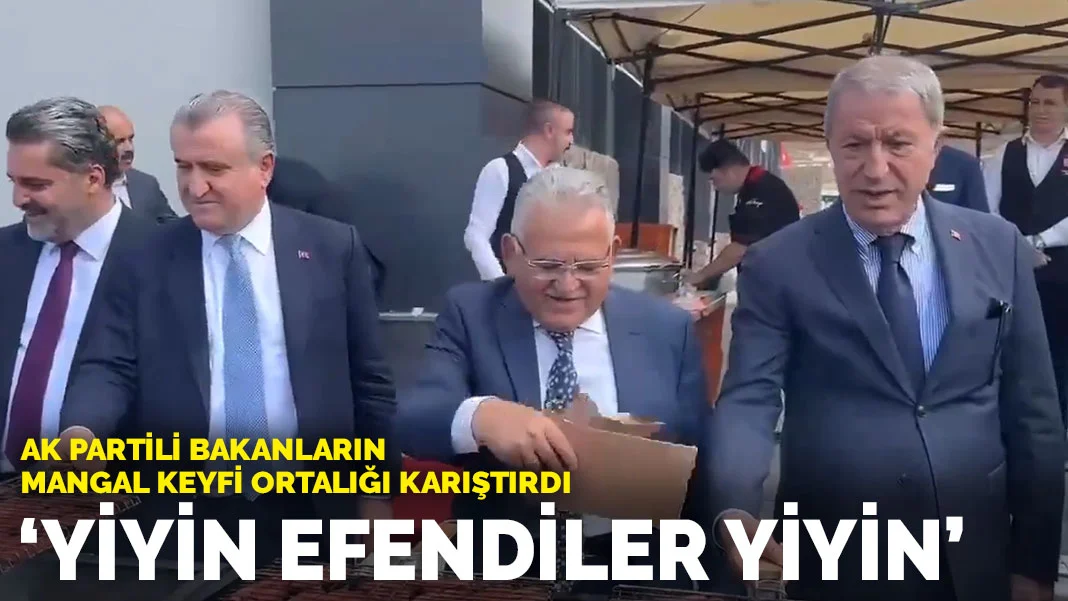 AK Partililerin Sucuk Mangal Keyfine Tepki Yağdı