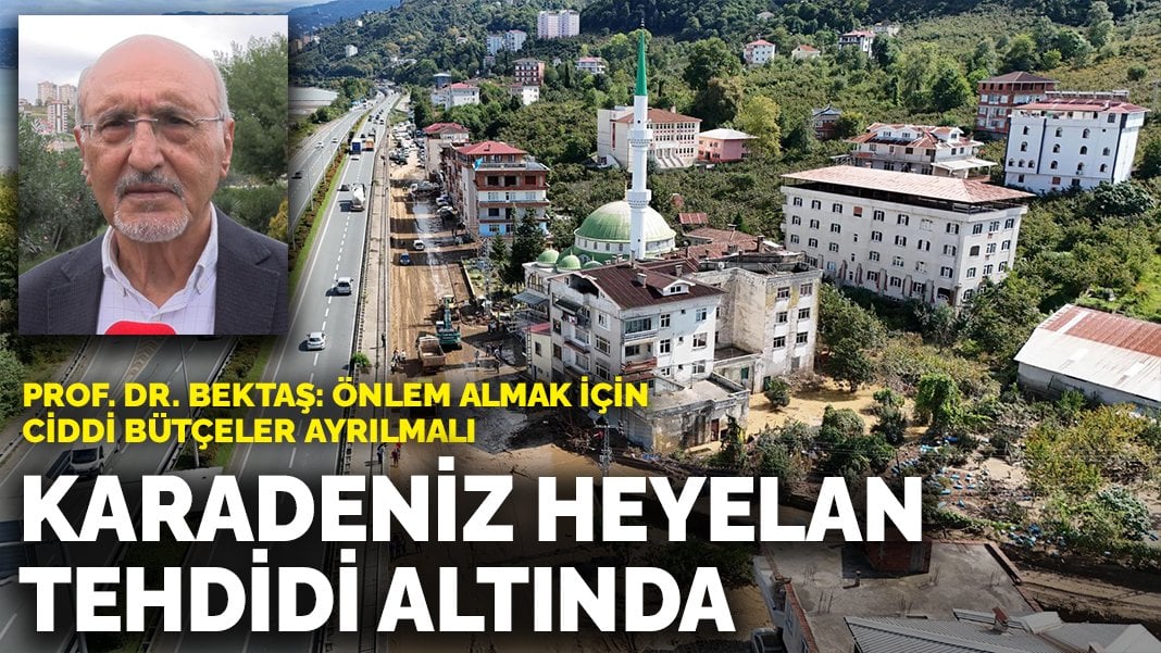 Karadeniz'de yerleşim alanları heyelan tehdidi altında