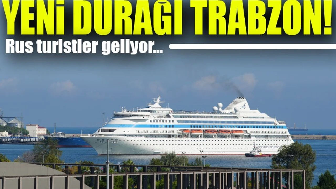 Bin 100 Rus Turist Kruvaziyerle Samsun’a Geldi
