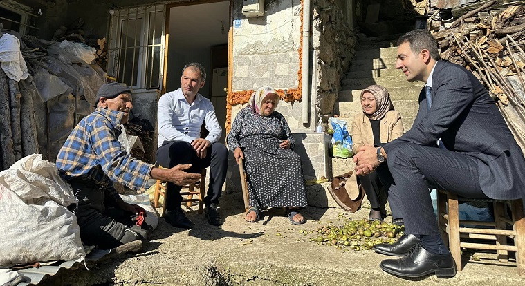 Kaymakamdan Hane Ziyareti