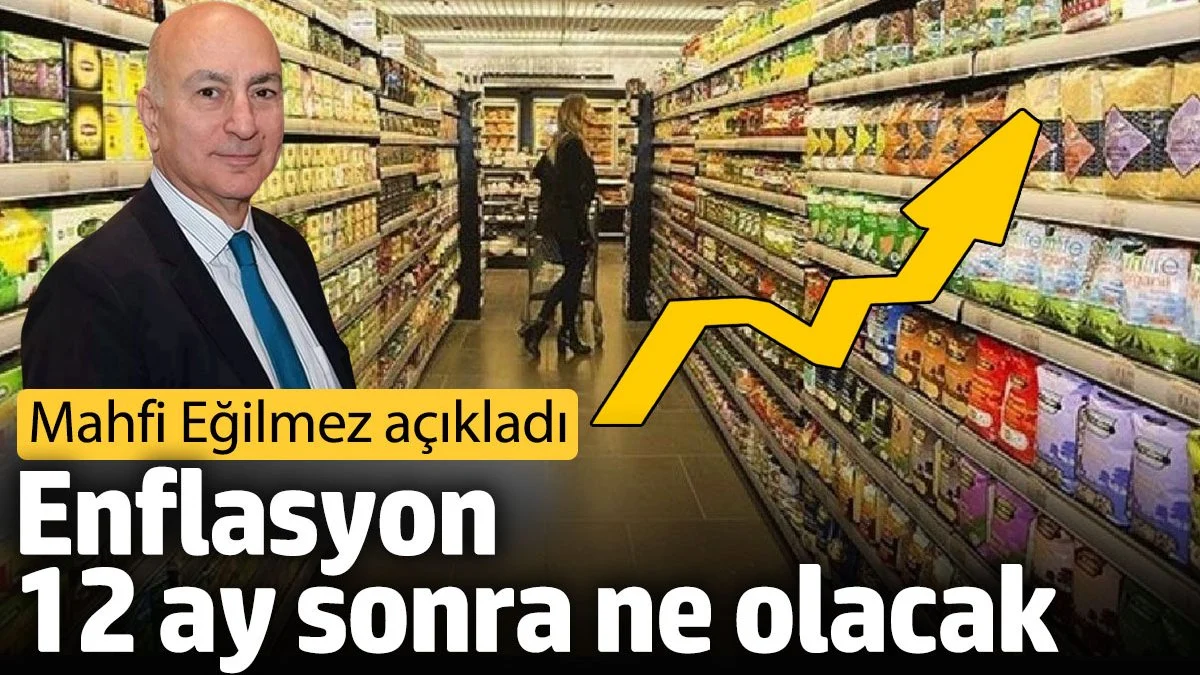 Mahfi Eğilmez açıkladı. Enflasyon 12 ay sonra ne olacak ?
