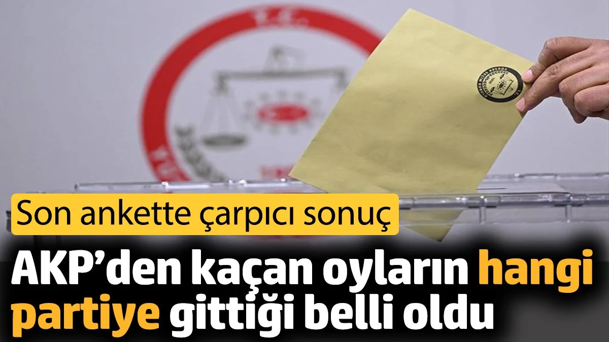  AKP’den Kaçan Oyların Yeni Yönü: Yeniden Refah Partisi