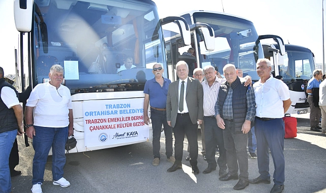 Ortahisar Belediyesi Emeklileri Çanakkale’ye Uğurladı