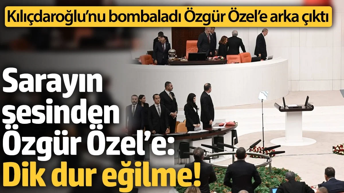Saray'ın sesi Abdulkadir Selvi'den Özgür Özel'e: Dik dur eğilme!