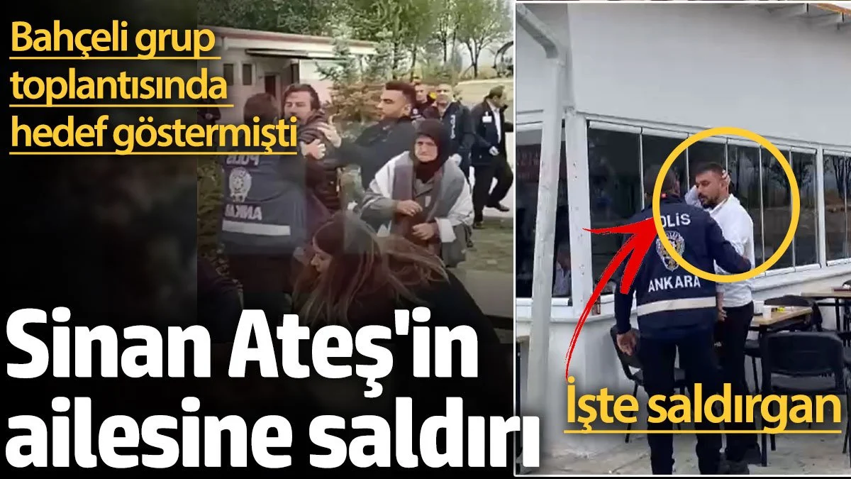 Sinan Ateş'in ailesine saldırı. Bahçeli grup toplantısında tehdit etmişti!
