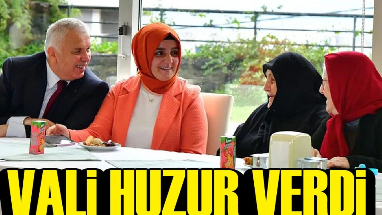 Vali Aziz Yıldırım, Dünya Yaşlılar Günü'nde Huzurevi Sakinleriyle Buluştu