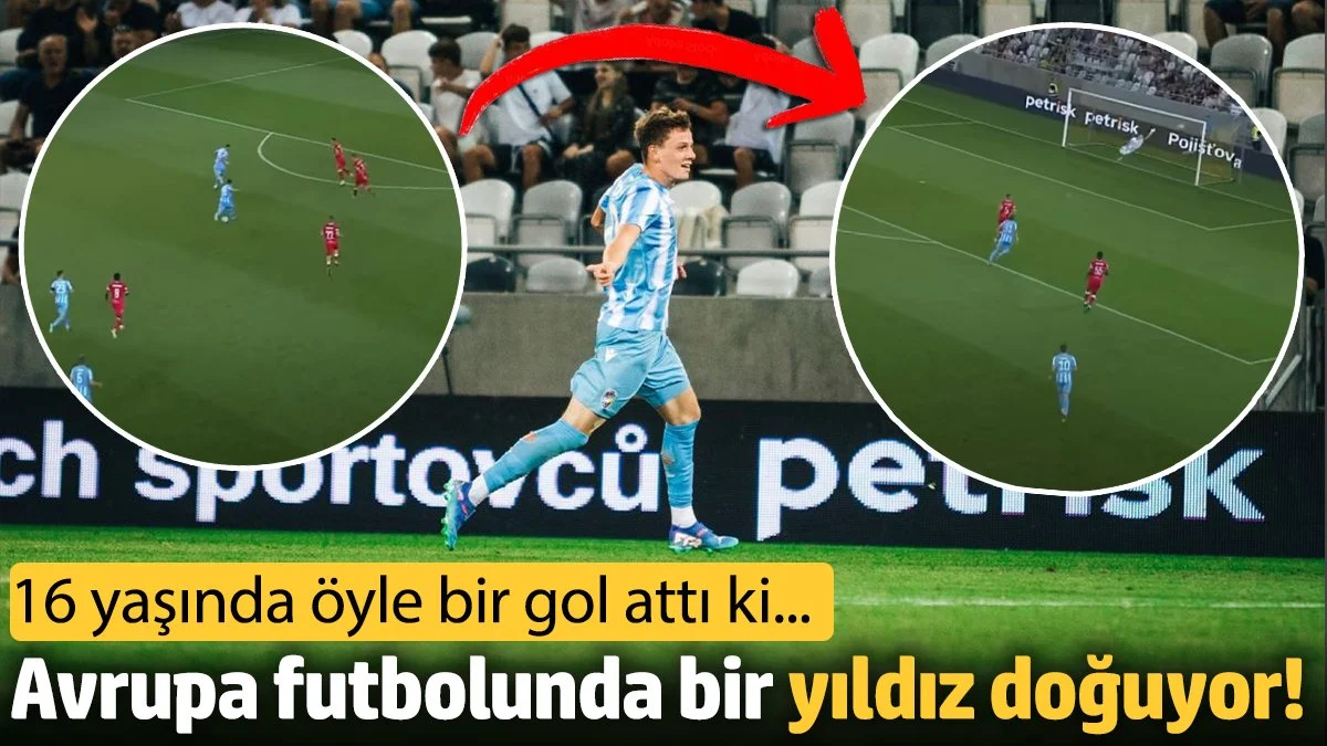 Avrupa futbolunda bir yıldız doğuyor: 16 yaşında öyle bir gol attı ki