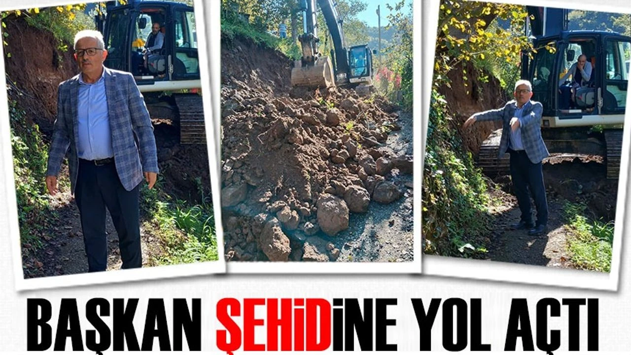 Köprübaşı Belediye Başkanı Ali Aydın, Şehit Ömer Fatih Ayar’ın Kabrine Araç Yolu Açıyor!