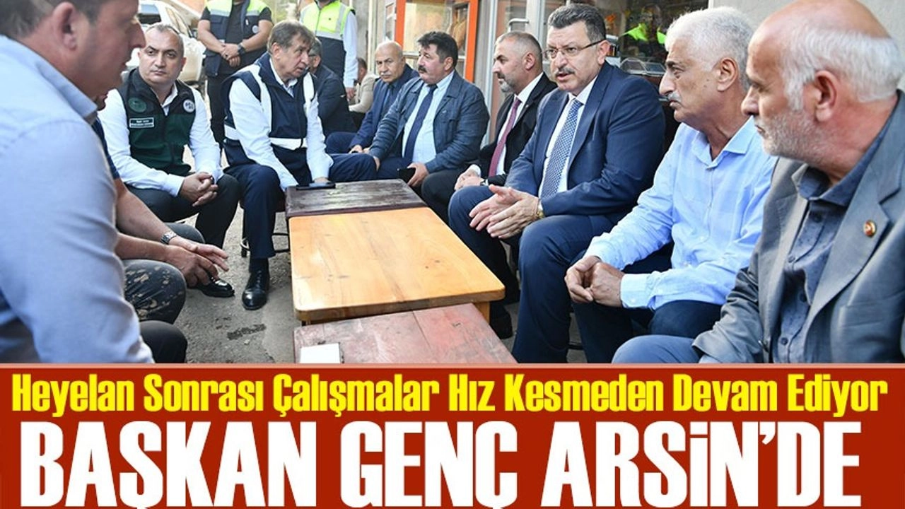 Trabzon'da Heyelan Sonrası Çalışmalar Hız Kesmeden Devam Ediyor