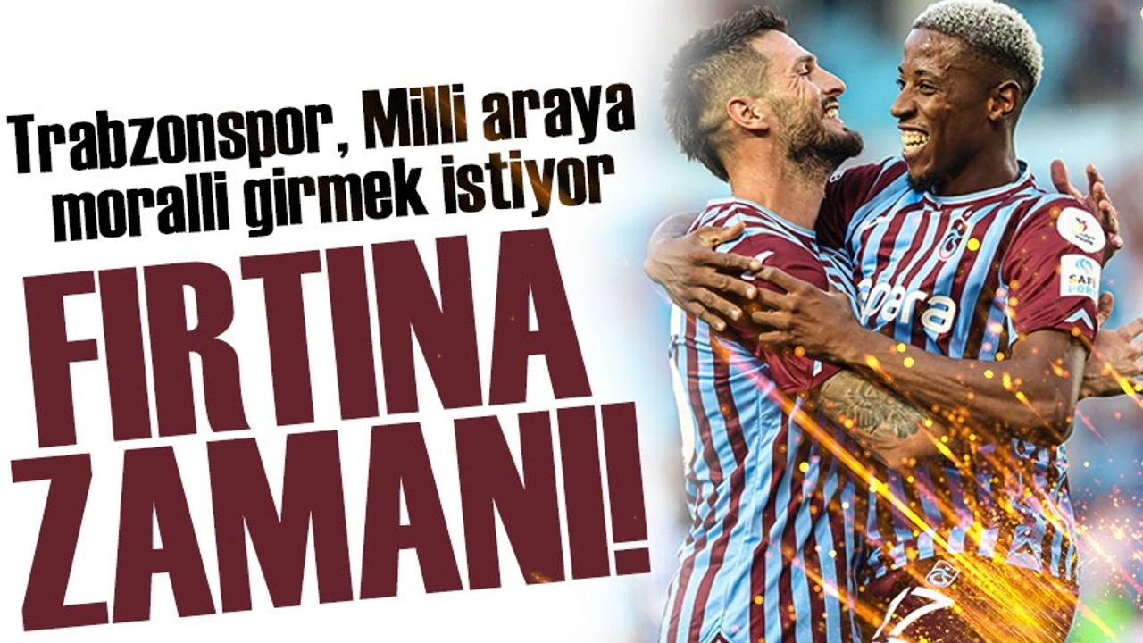 Trabzonspor, Milli Araya Moralli Girmek İstiyor!