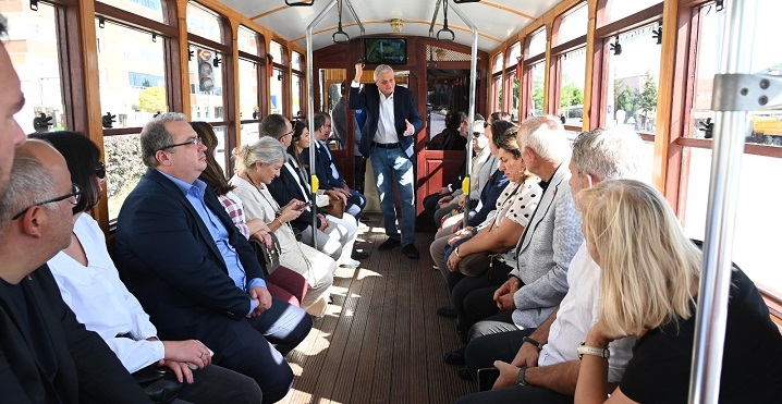 CHP il başkanlarından Bozüyük Belediye Başkanı Bakkalcıoğlu'na ziyaret